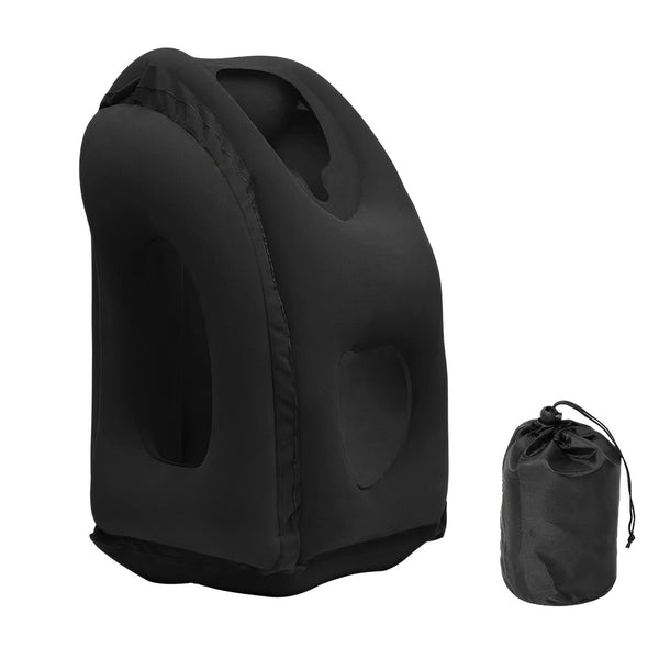 Inflatable Travel Pillow - black